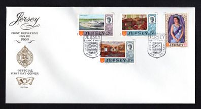 1969 Jersey High value First Definitive Issue First Day Cover (FDC)
