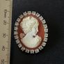 silver cameo pendant Image 4