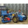 Draper Tools Tool Trolley 2 Tier Blue Image 2