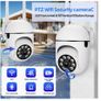1080P HD WiFi Security Camera - Versatile Indoor-Outdoor Use, Long-Distance Night Vision with 355 dagree Intercom, Dual-Way Audio, AI Motion Detection Image 8