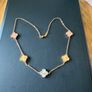 Clover style tricolor necklace Image 2