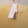 Topshop Ladies Yellow Jumper NWT V Neck Size XL Baggy Sweater Top CAN POST Image 3