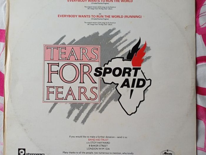 Tears for Fears 12" Vinyl