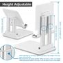 Foldable Extendable & Adjustable Stand for ipad/tablet/portable monitor/laptop. Dual-Pole Support. Ideal to hold 12 to 17 inch larger size devices (black) Image 2