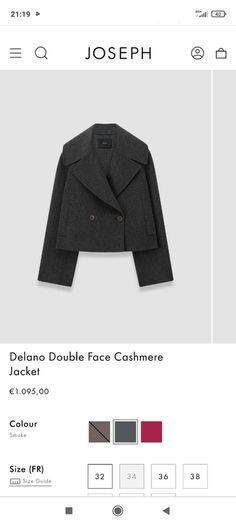 Joseph designer ladies cashmere, lambswool and angora mix mix jacket
