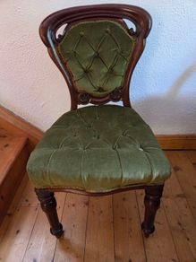 Fabulous Antique Mahogany Occasional Chair