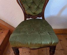 Fabulous Antique Mahogany Occasional Chair