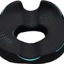 Donut Pillow Donut Cushion Chair Seat Cushion - The Memory Foam Firm Coccyx Pad You Need for Comfort During Long Sitting at Office Chairs, Gaming & Car Seats!(A-Black, Standard) Image 2