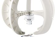 400w Dc 12v 5 Blades Lantern Wind Turbine Generator Vertical Axis W/ Controller