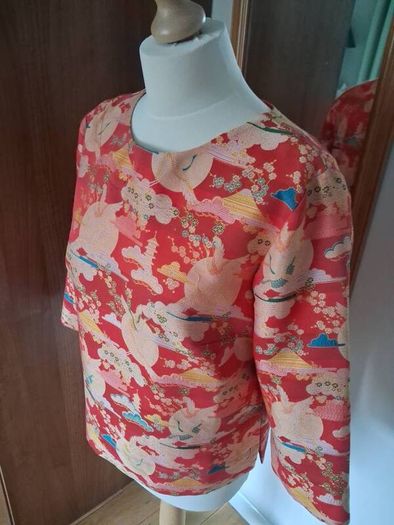 Stunning Biba Oriental Style Top Size 12-14