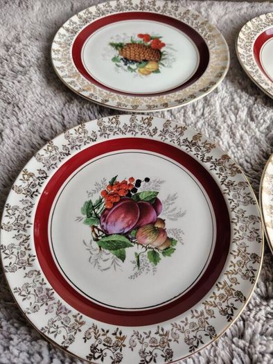 Old Foley 6x vintage plates