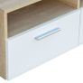 TV Cabinets 2 pcs Chipboard 95x35x36 cm Oak and White Image 4