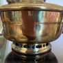 1930s40s Aladdin Model 12 Brass Table Mantle Oil Lamp with Fluted Glass Shade Image 6