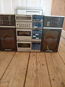 Ultra Rare Vintage 1980s Pioneer CK Series Boombox Monster. The tag is still attached.