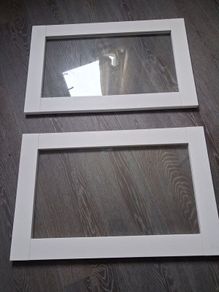 2 glass doors