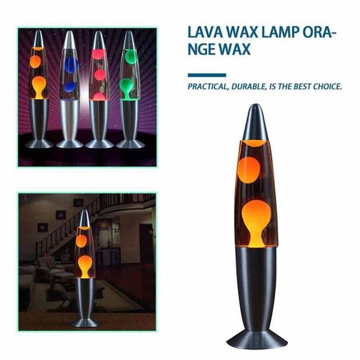 Brand New Amazing Metal Base Jelly-Fish Lighting Wax Volcano Lava Lamp.