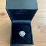Diamond White Gold Art Deco Engagement or Dress ring Image 3