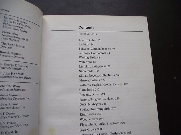 1987 "Field Guide To The Birds Of North America - National Geographic Society"