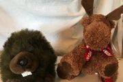 New Soft Canadian Moose and Beaver