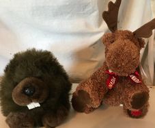 New Soft Canadian Moose and Beaver