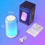 Rechargeable Lamp, RGB&10 Brightness Touch Lamp,1800mah Cordless Lamp Rechargeable Lamp for Bedroom & Touch Lamps Bedside Lamp,Portable Lamp for Bedroom,Night Light Kids Night Light Baby, Adult Gifts Image 8