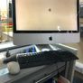 iMac 21 with keyboard and mouse. Image 2