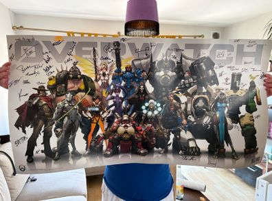 overwatch dev signed poster