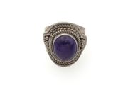 Vintage 925 Sterling Silver &amp; Amerhyst Ring