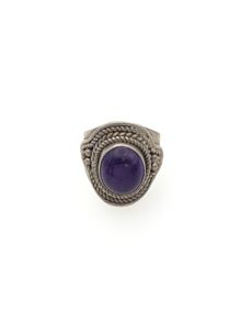 Vintage 925 Sterling Silver & Amerhyst Ring