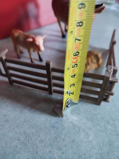 Vintage Toy Farm Playset of 2 cows Plastic Animals