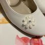 White occasion communion shoes Image 3