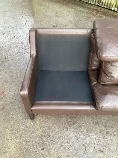 Danish Leather Sofa - Warehouse and Showroom Open Saturday 4th April 12 til 4pm Eircode R95T227