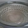 Vintage Cut Glass Serving Bowl Image 4