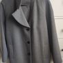 Independent Era JAEGER Grey Wool Coat Size UK 16 / EUR 44 (Pristine) Image 3