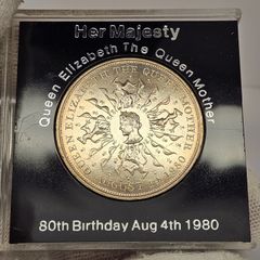 Great Britain 1980 80th Birthday Crown Beautiful Uncirculated Coin