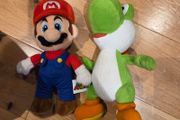 Mario and Yoshi plush