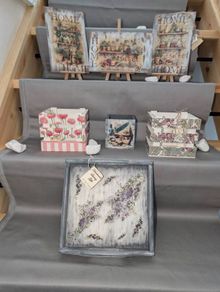 Wooden Boxes and Pictures