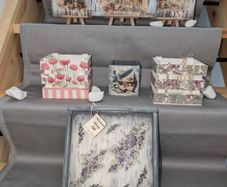 Wooden Boxes and Pictures