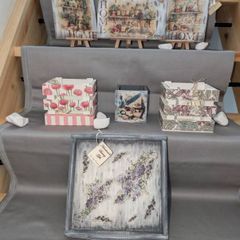 Wooden Boxes and Pictures