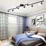 6 Way GU10 6W Ceiling Light Fitting, Spot Light Ceiling Spotlight Swiveling Lamp Light Bases Angle Adjustable (Bulbs Not Included) Image 5