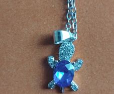 New turtle necklace/ear ring set.