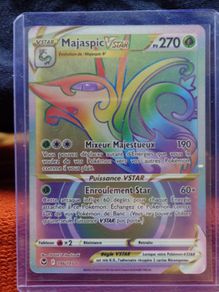 Pokemon card Majaspic 196/195 Vstar EB12 secret