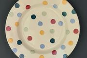 Vintage 2003 Emma Bridgewater 8.5" Plate 21.5cm Polka Dot Pattern