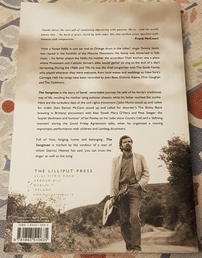 The Songman: A Journey In Irish Music by Tommy Sands