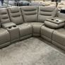 New Halifax Leather Electric Corner Recliner Sofa Image 8