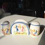Vintage 1960s condiment set porcelain Image 4