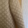 Ladies Cream Classic Diamond quilted pattern Image 6