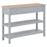 Sideboard Grey 110x35x80 cm MDF Image 4