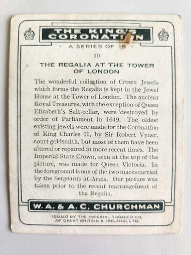 Churchman's Cigarette cards
