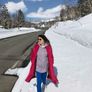 Bright pink faux fur robe coat by Russian designer Image 6